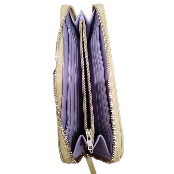 Vera Bradley‎ Accordion Clutch Wallet Golden Olive - Picture 4 of 4